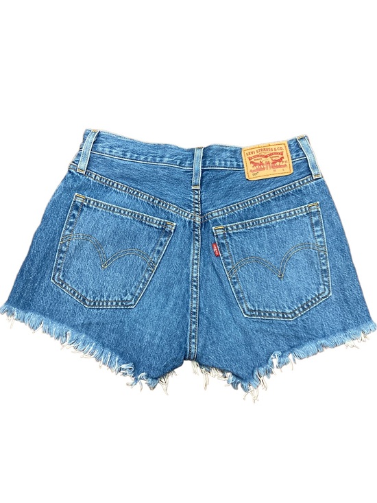 Levi's Pants - Levi's 501 High Rise Cut Off Shorts Women's Size 25
Medium Wash Frayed Hem